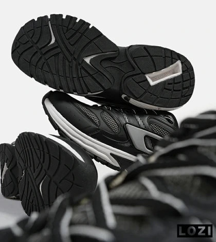 کفش کتانی مردانه مشکی خاکستری DIESEL S-SERENDIPITY SPORT مدل 5386