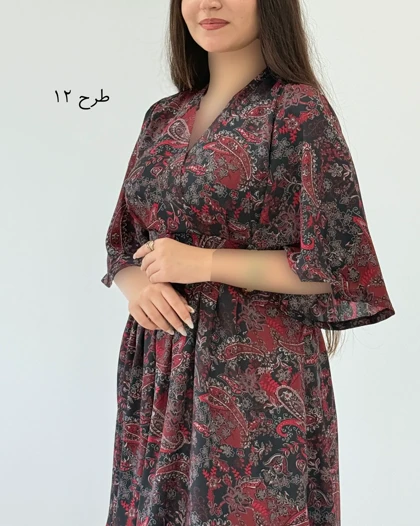 پیراهن بهار نارنج کد 1837
