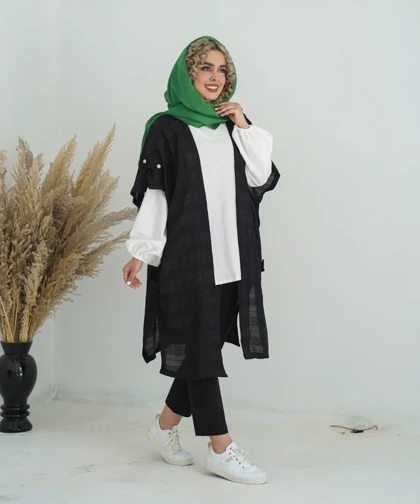 وست و شومیز مدل پرچی
