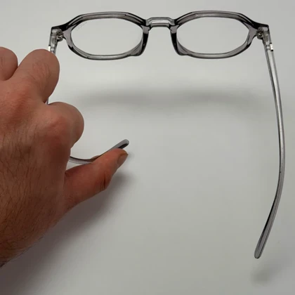 فریم عینک طبی بلوکات گوچی GUCCI شش ضلعی طوسی