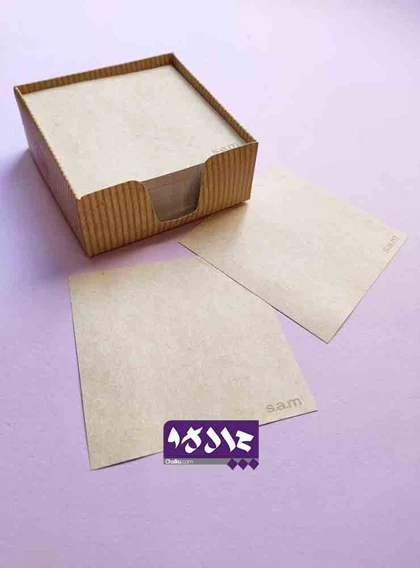 کاغذ یادداشت رومیزی جعبه دار سم