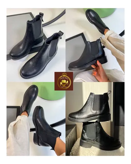 نیم بوت طبی کلاسیک دو کش زنانه
