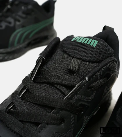 کفش کتانی ورزشی مشکی سبز مردانه PUMA