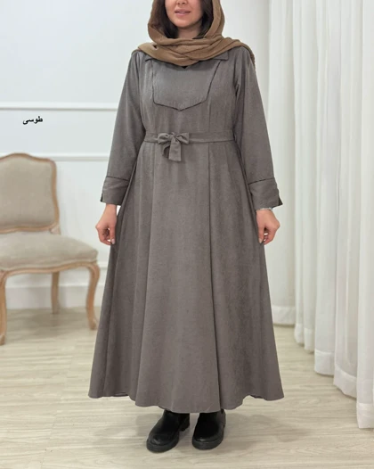 پیراهن مانتویی سیلک مهدیس کد محصول 1564