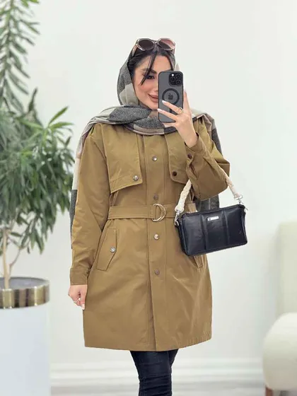 بارانی ژیله دار سپیدار