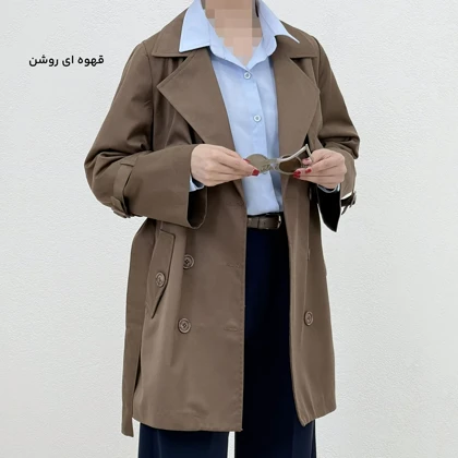 ترنچ کت زنانه کتان | آی بولک