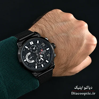 ساعت مچی اورجینال مردانه برند نیوی فورس مدل NF9068 بند حصیری