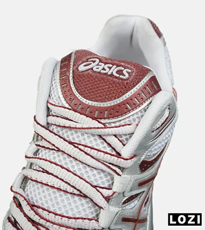 کفش کتانی مردانه و زنانه سفید قرمز ASICS Gel-Phoenix مدل 8538