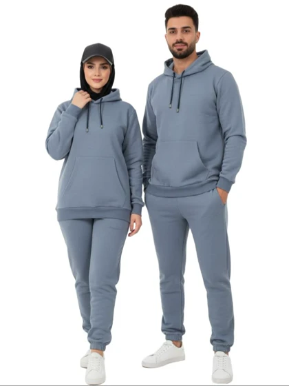 ست هودی و شلوار پنبه سه نخ 20042