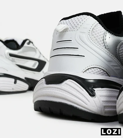 کفش کتانی مردانه سفید مشکی DIESEL S-SERENDIPITY SPORT