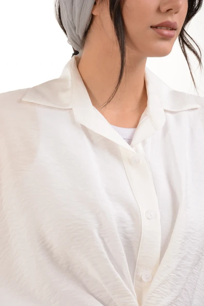 شومیز جلو گره‌ای پری