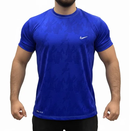 تیشرت ورزشی مردانه نایک مدل VHD-Dri Fit-4K0983 آبی