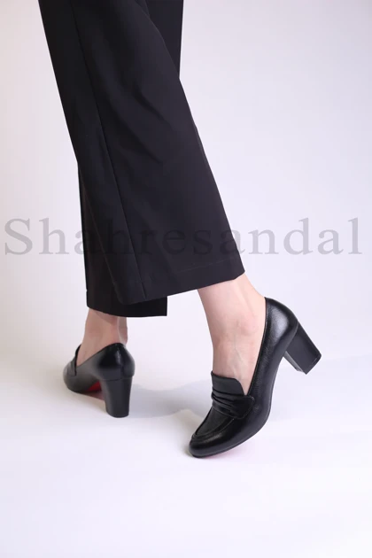 کفش پرسنلی پاشنه‌دار زنانه کد 545