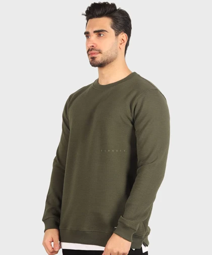 تیشرت آستین بلند مردانه دولایه 5632