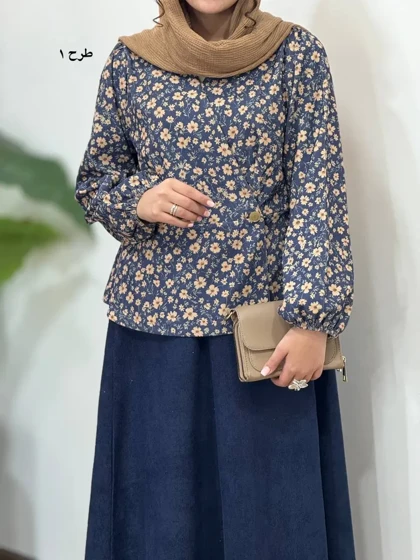 ست تونیک و دامن هانیل 3 کد 4138