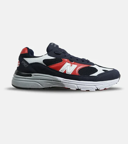 کفش کتانی بزرگ پا سرمه ای قرمز NEW BALANCE 993