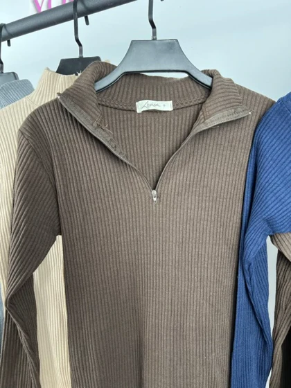 بافت کبریتی نیم زیپ 7724