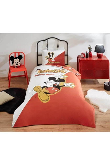سرویس روتختی یک نفره Özdilek مدل Mickey Mouse Funtastic - چندرنگ