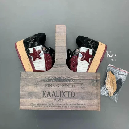 کتانی کالیکستو Kaalixto skateboarding Low Red wine شراب قرمز