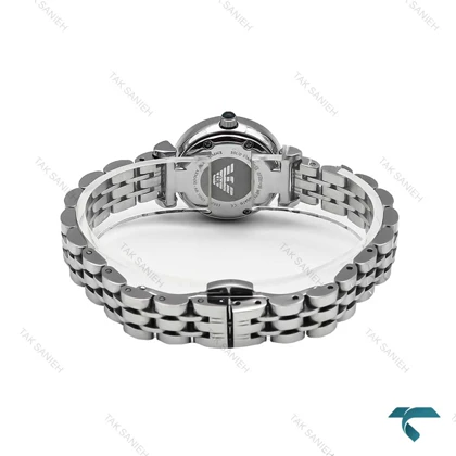 امپریو آرمانی زنانه مینی سیلور صفحه سبز صدفی Armani-6076-L