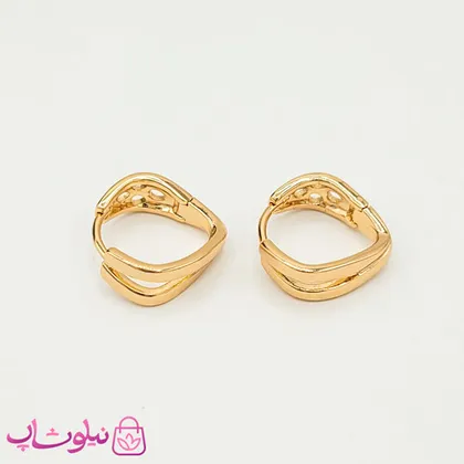 گوشواره زنانه ژوپینگ طرح مربع