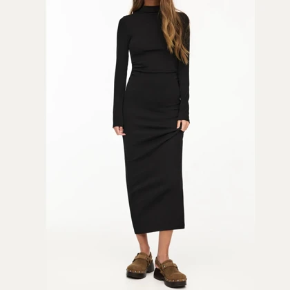 پیراهن پلیسه زنانه آستین بلند پول اند بیر Pull&Bear