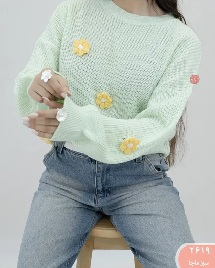 بلوزبافت گل 2619