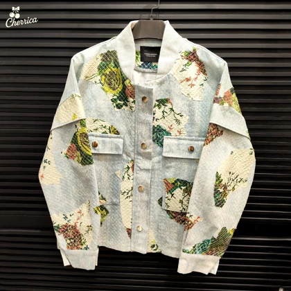 کت جین تکه دوزی زنانه کد 5