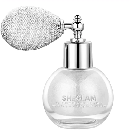 هایلایتر بدن شیگلم SHEGLAM اصل مدل Go Go Glow وزن 10g برای صورت، مو و بدن