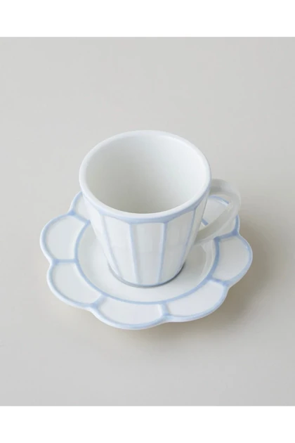 سرویس فنجان قهوه دو نفره English Home مدل Soft Cloud استون‌ور