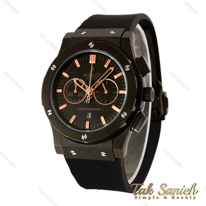 ساعت هابلوت مردانه سه موتوره تمام مشکی Hublot-4409-G