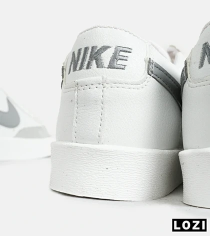 کفش نایک مردانه و زنانه سفید طوسی Nike Blazer Low 77