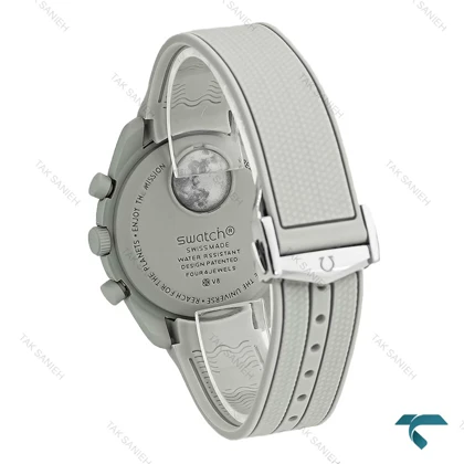 ساعت امگا سواچ بند رابر طوسی Swatch-8243-U