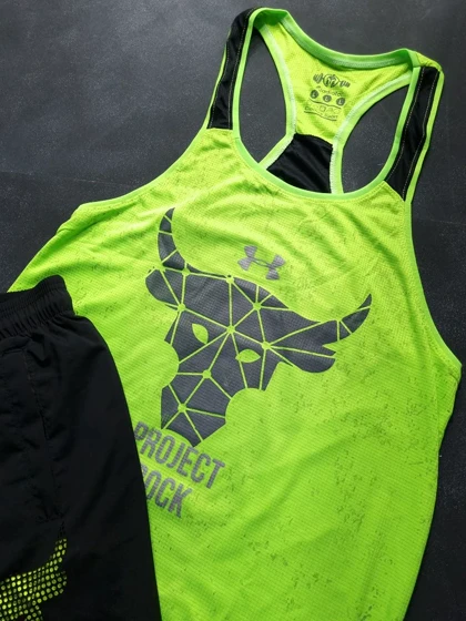 ست رکابی و شلوارک کشاله دار فسفری