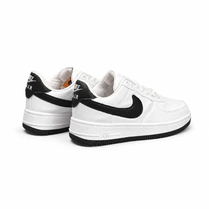 کفش کتانی مردانه مدل نایک ایرفورس سفید مشکی Nike air force