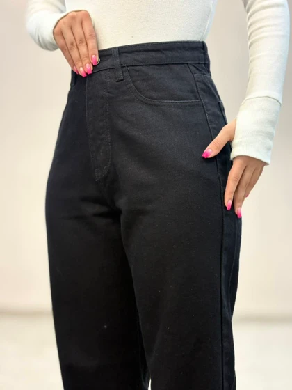 شلوار جین فلربگ مشکی3790