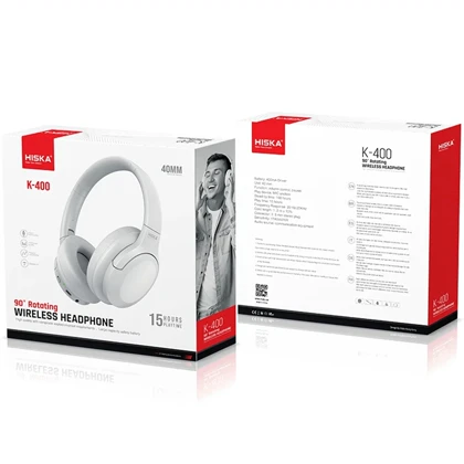 هدفون بلوتوثی هیسکا Hiska مدل K-400 تاشو