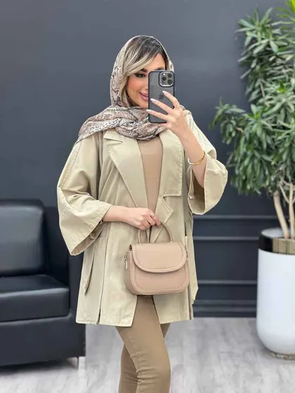 مانتو لینن جیب پاگن