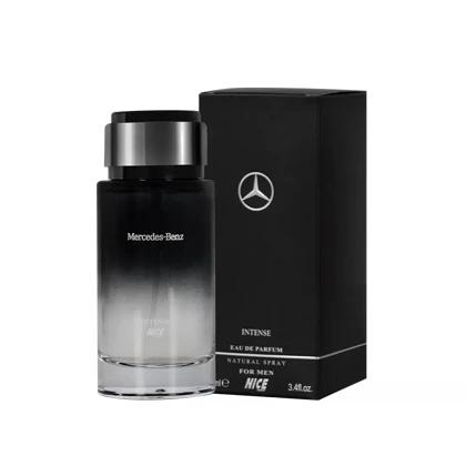 ادوپرفیوم مردانه نایس پاپت Nice مدل مرسدس بنز اینتنس Mercedes Benz Intense حجم 100 میلی لیتر طرح مارک