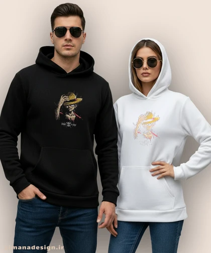 هودی مردانه و زنانه طرح وان پیس شخصیت لوفی کد 905