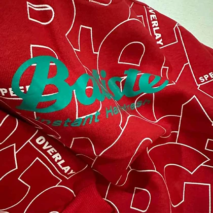 بلوز بچه گانه طرح BATISTE قرمز