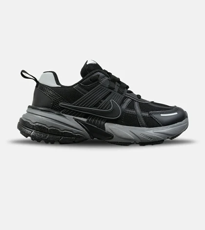 کفش کتانی مردانه و زنانه مشکی طوسی Nike Cushlon V2K مدل 8610