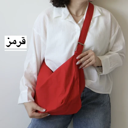 کیف بزرگ زنانه آذرین کتان مدل 7561137