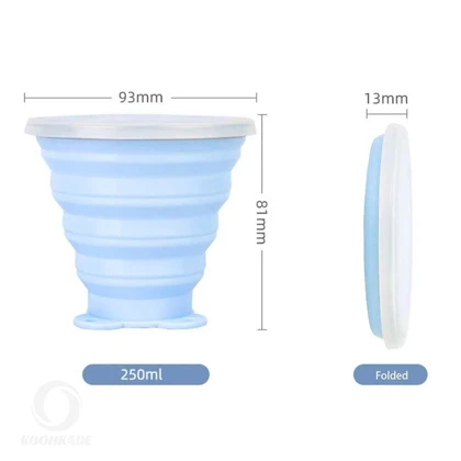 لیوان سیلیکونی تاشو بلک دیر 180ML