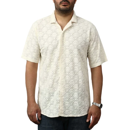 پیراهن آستین کوتاه مراکشی مردانه مدل 62118110