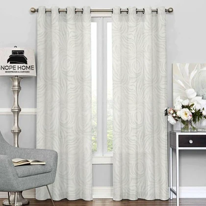 پرده آماده حریر کتان