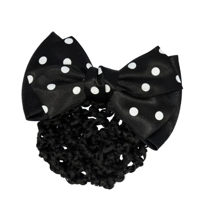 گیره مو زنانه مدل خال‌خال کیسه دار کد G_Lnd_3174