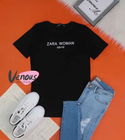 تیشرت طرح zara woman