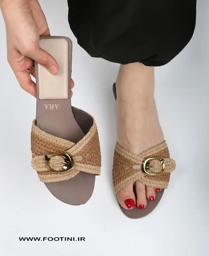اسلیپر تخت زارا ZARA کمربندی 902 MRJ