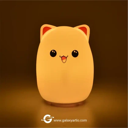 چراغ خواب سیلیکونی گربه